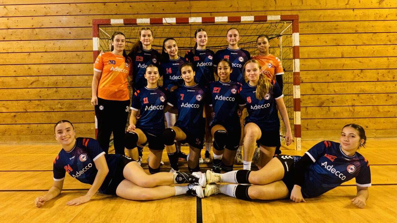 7 Majolanes Avec l'Equipe Championnat de France -17 Lyon Métropôle Handball